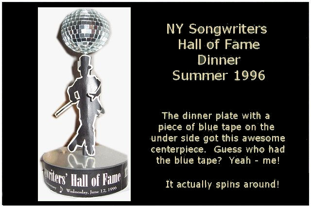 Dianne Ames, Songwriters Hall of Fame Dinner NYC 1996